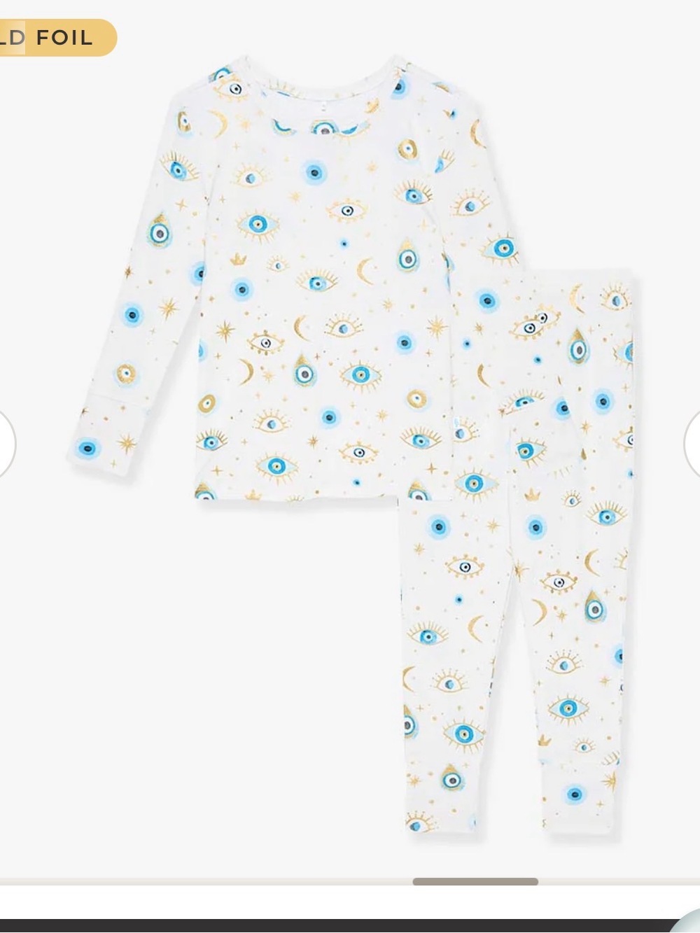 Posh Peanut Classic Pajama Set Ethereal Fiona 10-12 Y New